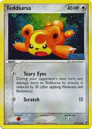 EX Unseen Forces Teddiursa #77/115 reverse holo